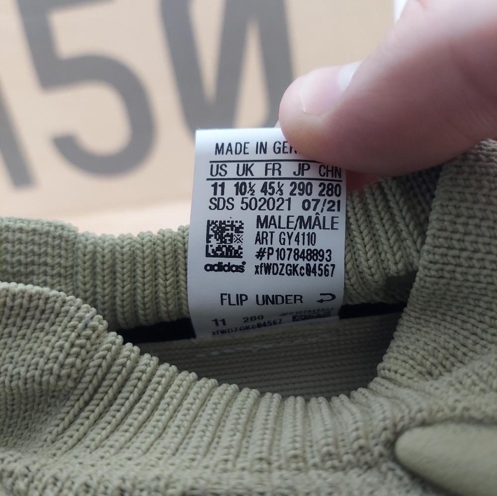adidas Yeezy 450 Resin Men's Size 11 Original Box Included - Clean - Like New - Picture 5 of 7